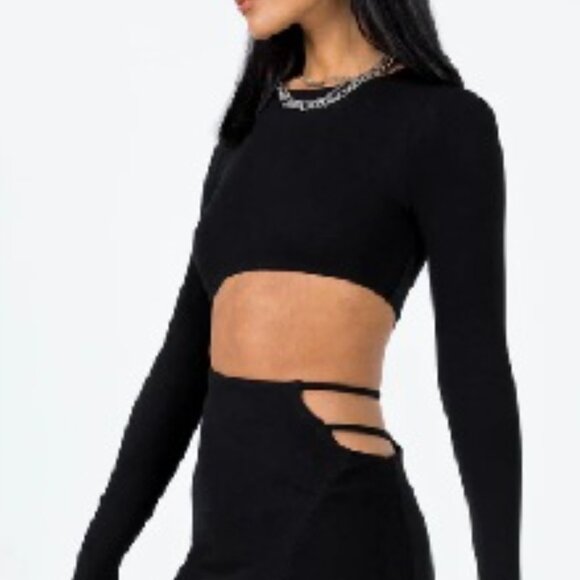 Princess Polly Thalia Mini Dress in Black - Picture 2 of 3